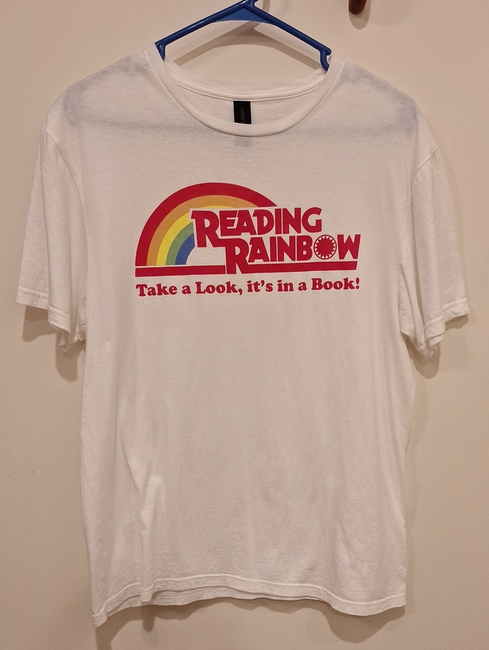 Gildan Reading Rainbow White Tee
